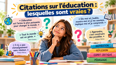 Citations sur l&rsquo;éducation : lesquelles sont vraies ?